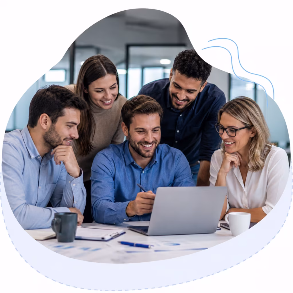 Software Developers looking at a project